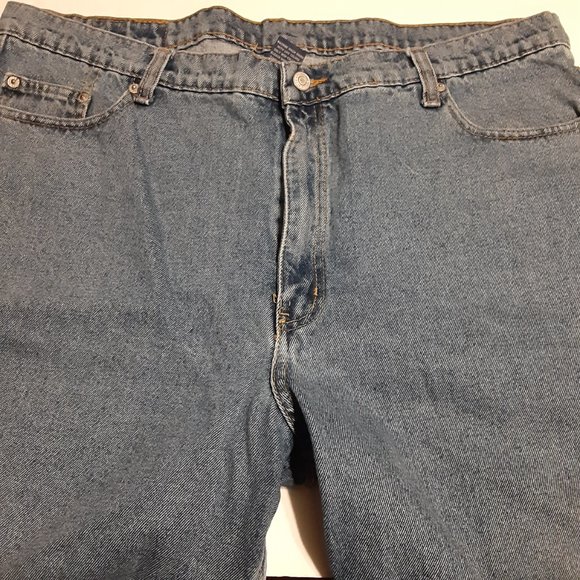 Full Blue Men's Denim Shorts in Size 42 - Picture 2 of 6